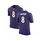 Nike Baltimore Ravens #8 Lamar Jackson Purple Team Color Men Stitched NFL Vapor Untouchable Elite Jersey