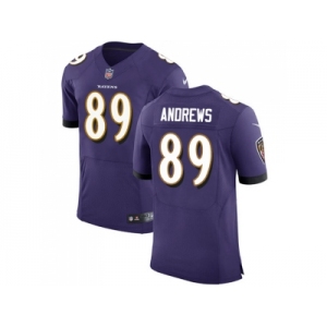 Nike Baltimore Ravens #89 Mark Andrews Purple Team Color Men Stitched NFL Vapor Untouchable Elite Jersey