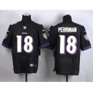 nike jerseys baltimore ravens #18 perriman black[Elite]