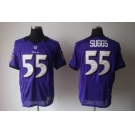 nike nfl baltimore ravens #55 suggs purple [Elite Jerseys]