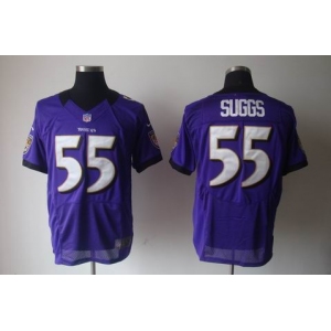 nike nfl baltimore ravens #55 suggs purple [Elite Jerseys]