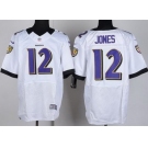 nike nfl jerseys baltimore ravens #12 jacoby jones white[Elite]