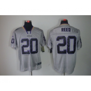 nike nfl jerseys baltimore ravens #20 reed grey[Elite lights out]