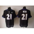 nike nfl jerseys baltimore ravens #21 webb black[Elite Art Patch]