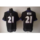 nike nfl jerseys baltimore ravens #21 webb black[Elite]