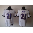 nike nfl jerseys baltimore ravens #21 webb white[elite]