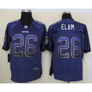 nike nfl jerseys baltimore ravens #26 elam purple[Elite drift fashion]
