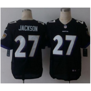 nike nfl jerseys baltimore ravens #27 jackson black[Elite][jackson]