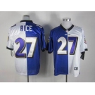 nike nfl jerseys baltimore ravens #27 ray rice purple-white[Elite split]