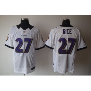 nike nfl jerseys baltimore ravens #27 ray rice white[elite]