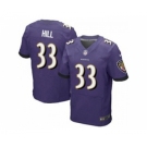 nike nfl jerseys baltimore ravens #33 will hill purple[Elite][hill]