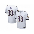 nike nfl jerseys baltimore ravens #33 will hill white[Elite][hill]
