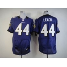nike nfl jerseys baltimore ravens #44 leach purple[Elite]