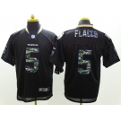 nike nfl jerseys baltimore ravens #5 flacco black[Elite Camo Fashion]