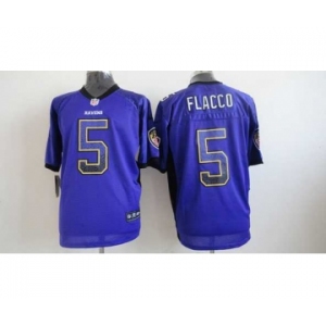 nike nfl jerseys baltimore ravens #5 joe flacco purple[Elite drift fashion]