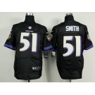 nike nfl jerseys baltimore ravens #51 smith black[new Elite]