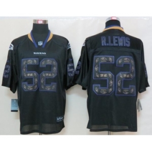 nike nfl jerseys baltimore ravens #52 r.lewis black[Elite united sideline]