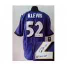 nike nfl jerseys baltimore ravens #52 r.lewis purple[Elite signature]