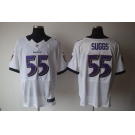 nike nfl jerseys baltimore ravens #55 suggs white[elite]