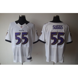 nike nfl jerseys baltimore ravens #55 suggs white[elite]