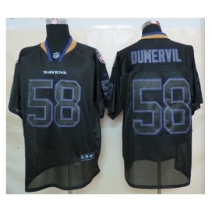 nike nfl jerseys baltimore ravens #58 dumervil black[Elite lights out]