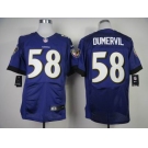 nike nfl jerseys baltimore ravens #58 dumervil purple[New Elite]