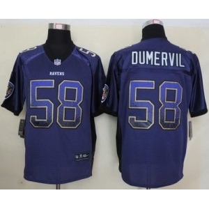 nike nfl jerseys baltimore ravens #58 elvis dumervil purple[Elite drift fashion]