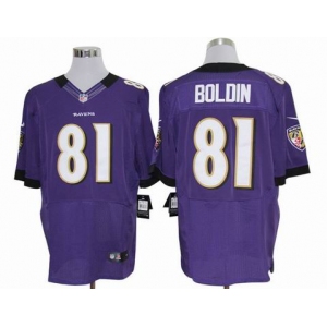 nike nfl jerseys baltimore ravens #81 anquan boldin purple[Elite]
