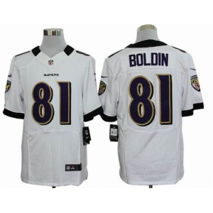 nike nfl jerseys baltimore ravens #81 anquan boldin white[Elite]