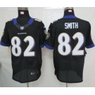 nike nfl jerseys baltimore ravens #82 smith black[Elite Jersey]