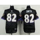 nike nfl jerseys baltimore ravens #82 smith black[new Elite]