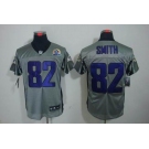nike nfl jerseys baltimore ravens #82 smith grey[Elite shadow 50th Patch]