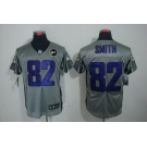 nike nfl jerseys baltimore ravens #82 smith grey[elite Shadow Art Patch]