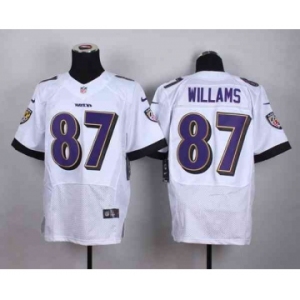 nike nfl jerseys baltimore ravens #87 willams white[Elite]