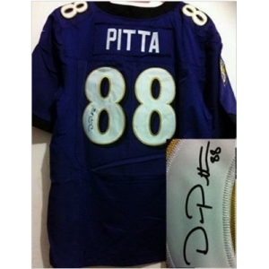 nike nfl jerseys baltimore ravens #88 pitta purple[Elite signature]