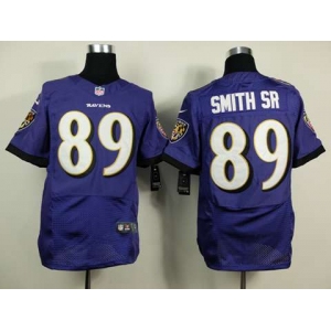 nike nfl jerseys baltimore ravens #89 smithsr purple[new Elite]