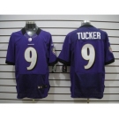 nike nfl jerseys baltimore ravens #9 tucker purple[Elite]