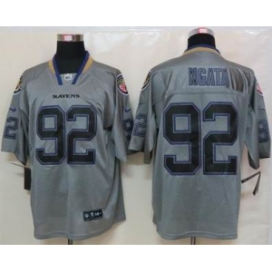 nike nfl jerseys baltimore ravens #92 ngata grey[Elite lights out]