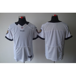 nike nfl jerseys baltimore ravens blank white[Elite]