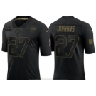 Men Baltimore Ravens #27 J.K.Dobbins Nike 2020 Salute To Service Limited Jersey Black