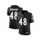 Men Nike Baltimore Ravens #48 Patrick Onwuasor Black Alternate Vapor Untouchable Limited Player NFL Jersey