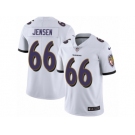 Men Nike Baltimore Ravens #66 Ryan Jensen White Vapor Untouchable Limited Player NFL Jersey