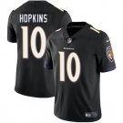 Men's Baltimore Ravens #10 DeAndre Hopkins Black Vapor Limited Football Jersey