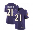 Men's Baltimore Ravens #21 Mark Ingram II Purple Team Color Vapor Untouchable Limited Player Football Jersey