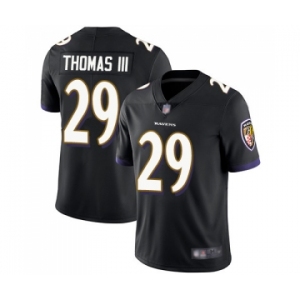 Men's Baltimore Ravens #29 Earl Thomas III Black Alternate Vapor Untouchable Limited Player Football Jersey