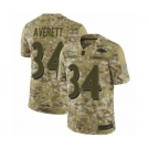 Men's Baltimore Ravens #34 Anthony Averett Limited Camo 2018 Salute to Service Football Jersey