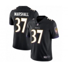 Men's Baltimore Ravens #37 Iman Marshall Black Alternate Vapor Untouchable Limited Player Football Jersey