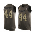 Men's Baltimore Ravens #44 Marlon Humphrey Limited Green Salute to Service Tank Top Football Jersey