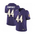 Men's Baltimore Ravens #44 Marlon Humphrey Purple Team Color Vapor Untouchable Limited Player Football Jersey