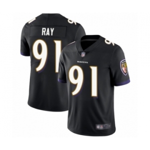 Men's Baltimore Ravens #91 Shane Ray Black Alternate Vapor Untouchable Limited Player Football Jersey